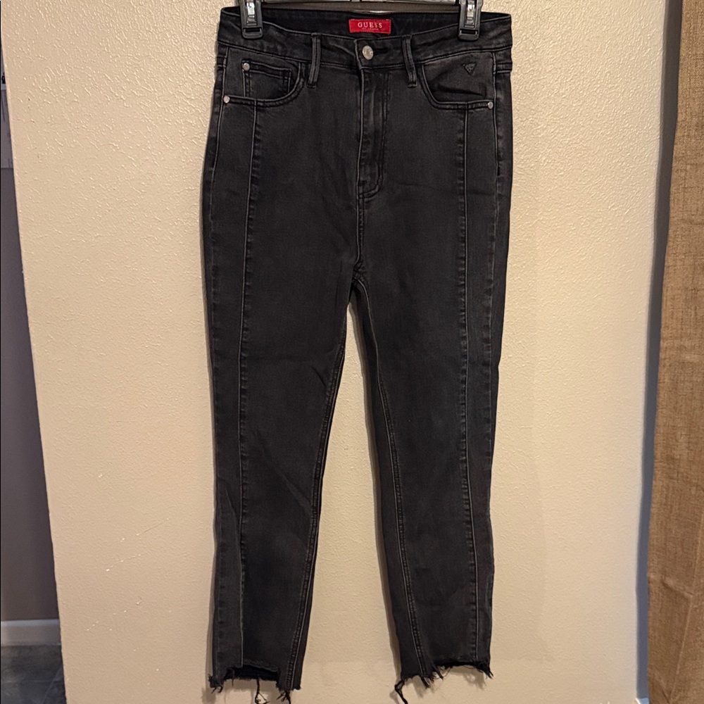 Guess Women's Charcoal Ankle Jeans